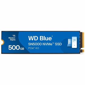 WD Blue SN5000 WDS500G4B0E-00CNZ0 500 GB Solid State Drive - M.2 2280 Internal - PCI Express NVMe (PCI Express NVMe 4.0 x4)