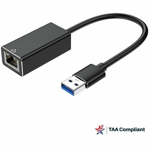 4XEM USB-A 3.2 to 1 Gbps RJ-45 Ethernet Adapter - TAA
