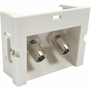 Ortronics Series II Module - 2-ST Singlemode 1.5 Unit - Ceramic Lined - 60 Degree Exit