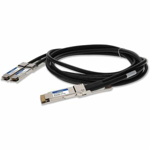 AddOn Arista Networks® CAB-D-D-400G-1M to Mellanox® MCP7H60-W001R30 Compatible TAA 400GBase-CU QSFP-DD 400G to 2xQSFP56 200G PAM-4 Direct Attach Cable (Passive Twinax, 1m)