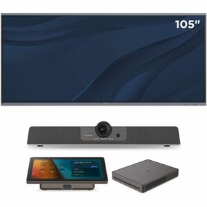 ViewSonic TeamJoin TRS10-UB With Display Bundle, Certified for Microsoft Teams Rooms includes MPC310-W31-TU, MRC1010-TN, UMB202 and IFP105UW 105-Inch 5K, 21:9 Ultrawide Interactive Display