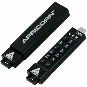 Apricorn Aegis Secure Key 3NXC 256GB USB 3.2 Type C Flash Drive