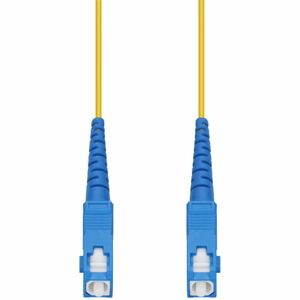AddOn 90m SC to SC Yellow OS2 Simplex OFNP (Plenum-Rated) SMF (Single Mode) Fiber Patch Cable, 9/125
