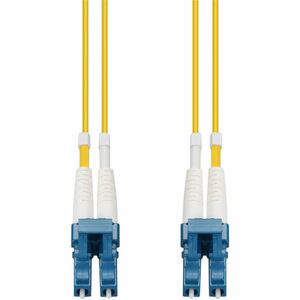 AddOn 95m LC to LC Yellow OS2 Duplex OFNR (Riser-Rated) TAA SMF (Single Mode) Fiber Patch Cable, 9/125