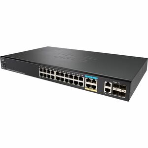 Cisco SG350X-24PD 24-Port 2.5G PoE Stackable Managed Switch