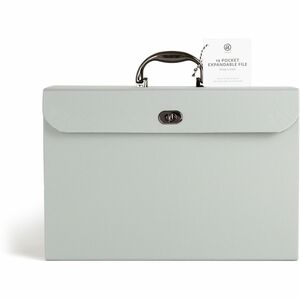 FSC 19 Pocket Expandable File - Grey Linen