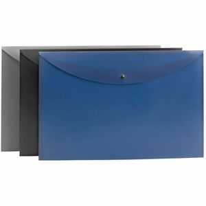 Smead Project Envelope, Snap Closure, Top Load, Tabloid Size, Assorted Colors, 4 per Pack (89692)