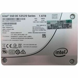 HPE Sourcing 1.60 TB Solid State Drive - Internal - SATA (SATA/600) - Read Intensive
