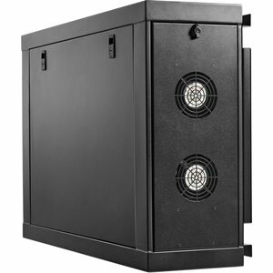 Eaton Tripp Lite Series SmartRack 4U Low-Profile Side-Mount Wall-Mount Mini Rack Enclosure, Black