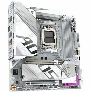 GIGABYTE Ultra Durable B850M ELITE WIFI6E ICE Gaming Desktop Motherboard - AMD B850 Chipset - Socket AM5 - Micro ATX