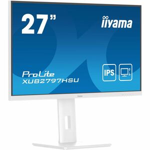 iiyama ProLite XUB2797HSU-W2 27" Class Full HD LED Monitor - 16:9 - Matte White