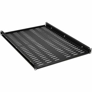Tripp Lite by Eaton SmartRack SRSHELF4PHDVENT 1U Rack-mountable Rack Shelf for Data Center, Server, Router, Networking - 482.60 mm Rack Width - Black Powder Coat