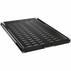 Tripp Lite by Eaton SmartRack SRSHELF4PSLVENT 1U Rack-mountable Rack Shelf for Data Center, Server, LAN Switch - Black Powder Coat