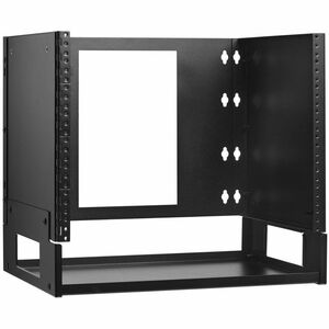 Tripp Lite by Eaton SmartRack SRWO8UBRKTSHELF Mounting Bracket for Patch Panel, Switch, Wireless Access Point - Black