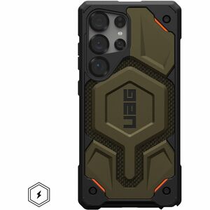 Urban Armor Gear Monarch Pro Kevlar&reg; Galaxy S25 Ultra Case - Kevlar Element Green