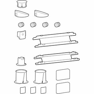 Ergotron LX Pro Spare Parts Kit for Wall Arms (black)