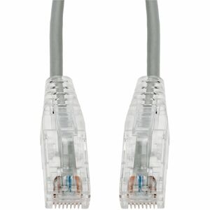 AddOn 5ft Gray CAT 6A Slim PVC Ethernet Cable Snagless Clear-Claw TAA RJ-45 M/M
