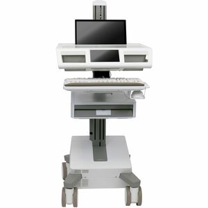 Ergotron Mosaic Laptop Cart, DC Power, Tier 1 Std 1, US/CA/MX