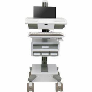 Ergotron Mosaic Laptop Cart, Tier 2 Std 1x3