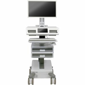 Ergotron Mosaic LCD Cart, DC Power, Tier 2 Std 1x1, US/CA/MX