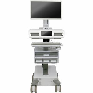 Ergotron Mosaic LCD Cart, DC Power, Tier 2 Std 1x3, US/CA/MX
