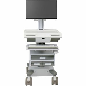 Ergotron Mosaic LCD Cart, Tier 2 Std 1x2