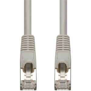 AddOn 8ft Gray CAT7 Shielded (S/FTP) PVC Ethernet Cable Snagless Bubble Boot RJ-45 M/M CAT 7