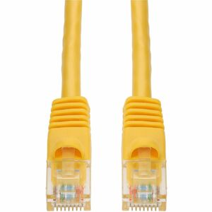 AddOn 35ft Yellow CAT6 Plenum-Rated Ethernet Cable Snagless Bubble Boot RJ-45 M/M CAT 6