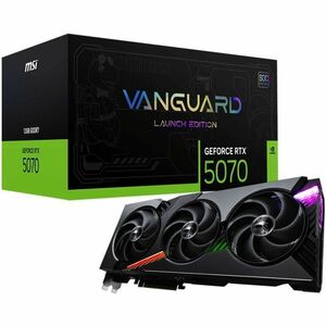 MSI GeForce RTX 5070 12G VANGUARD SOC LAUNCH EDITION including