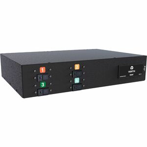 Vertiv PowerIT VP1U62A0 Basic High Density rPDU, Horizontal, Single Phase, 24 Combination C13/C19 Outlets, 60/63A, 240V, 2U