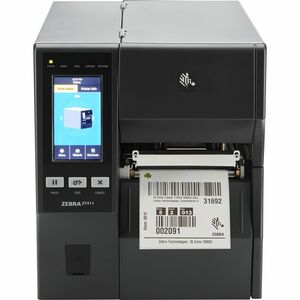 Zebra ZT411 Manufacturing, Industrial, Transportation & Logistic, Retail, Healthcare Direct Thermal/Thermal Transfer Printer - Monochrome - Label Print - USB - USB Host - Serial - Bluetooth - Near Field Communication (NFC) - EU, UK - Black