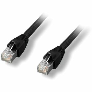 Comprehensive CAT6A Shielded Patch Cable Black 75ft