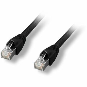 Comprehensive CAT6A Shielded Patch Cable Black 10ft