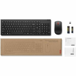 Lenovo Essential Wireless Combo Keyboard & Mouse Gen2 Black French