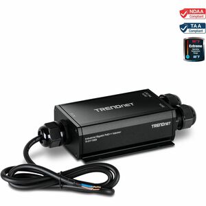 TRENDnet Outdoor IP67 Gigabit PoE++ Injector, TI-O119GI, Supports 24-57V DC Power Input, 96W PoE Power Budget, IP67 Rated Housing, Support PoE (15.4W), PoE+ (30W), PoE++ (95W)