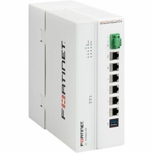 RACKMOUNT.IT FortiDIN Din Rail Mount for Network Switch - Signal White