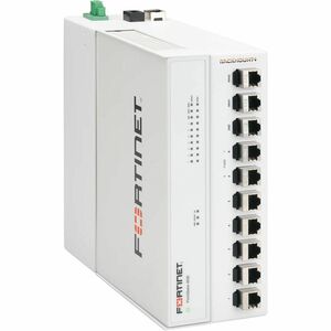 RACKMOUNT.IT FortiDIN Din Rail Mount for Network Security & Firewall Device - Signal White