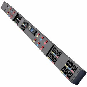 Eaton 3-Phase Managed HDX Rack PDU G4 240/415V 24 C39 Outlets 64A 46kW Hardwired Input 0U Vertical TAA