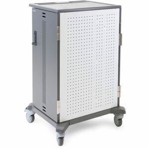 Ergotron YES24 Adjusta Charging Cart, Pre-wired with Twenty-Four 65W USB-C Adapters