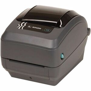 Zebra GX420t Desktop Direct Thermal/Thermal Transfer Printer - Monochrome - Label Print - Fast Ethernet - USB - Serial - US
