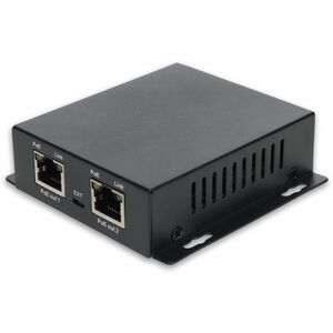 AddOn 30W Gigabit PoE Extender: 1-Port In/ 2-Port Out 10/100/1000M PoE Copper Ethernet RJ45 Extender for Cat5e or Better.