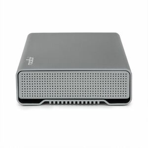 Rocstor Rocpro D90 24 TB Desktop Rugged Hard Drive - 3.5" External - SATA (SATA/600) - Aluminum Gray