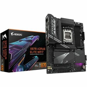 GIGABYTE X870 ELITE WIFI7 Gaming Desktop Motherboard - AMD X870 Chipset - Socket AM5 - ATX