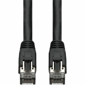 AddOn 25-Pack 1ft Black CAT 8 Shielded (S/FTP) PVC Ethernet Cable Snagless Easy Boot RJ-45 M/M Bulk Bag Packaged, No Twist Ties