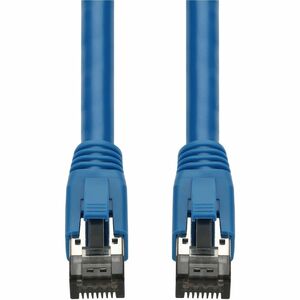 AddOn 5-Pack 10ft Blue CAT 8 Shielded (S/FTP) PVC Ethernet Cable Snagless Easy Boot RJ-45 M/M Bulk Bag Packaged, No Twist Ties