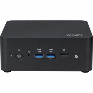 MSI Cubi NUC AI 2MG Cubi NUC AI+ 2MG-020UST Desktop Computer - Intel Core Ultra 9 288V - 32 GB - 1 TB SSD - Mini PC - Black - TAA Compliant - 3 Yr Advance Replacement