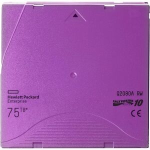 HPE Storage LTO-10 Ultrium 75TB RW 20 Data Cartridges Library Pack without Case