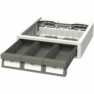 Ergotron Mosaic Triple Drawers, Manual Lock
