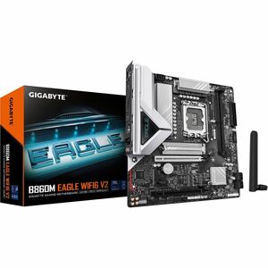 GIGABYTE Ultra Durable B860M EAGLE WIFI6 V2 Gaming Desktop Motherboard - Intel B860 Chipset - Socket LGA-1851 - Micro ATX