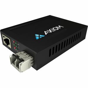 Axiom 1000BASE-T to 1000BASE-LX POE Media Converter